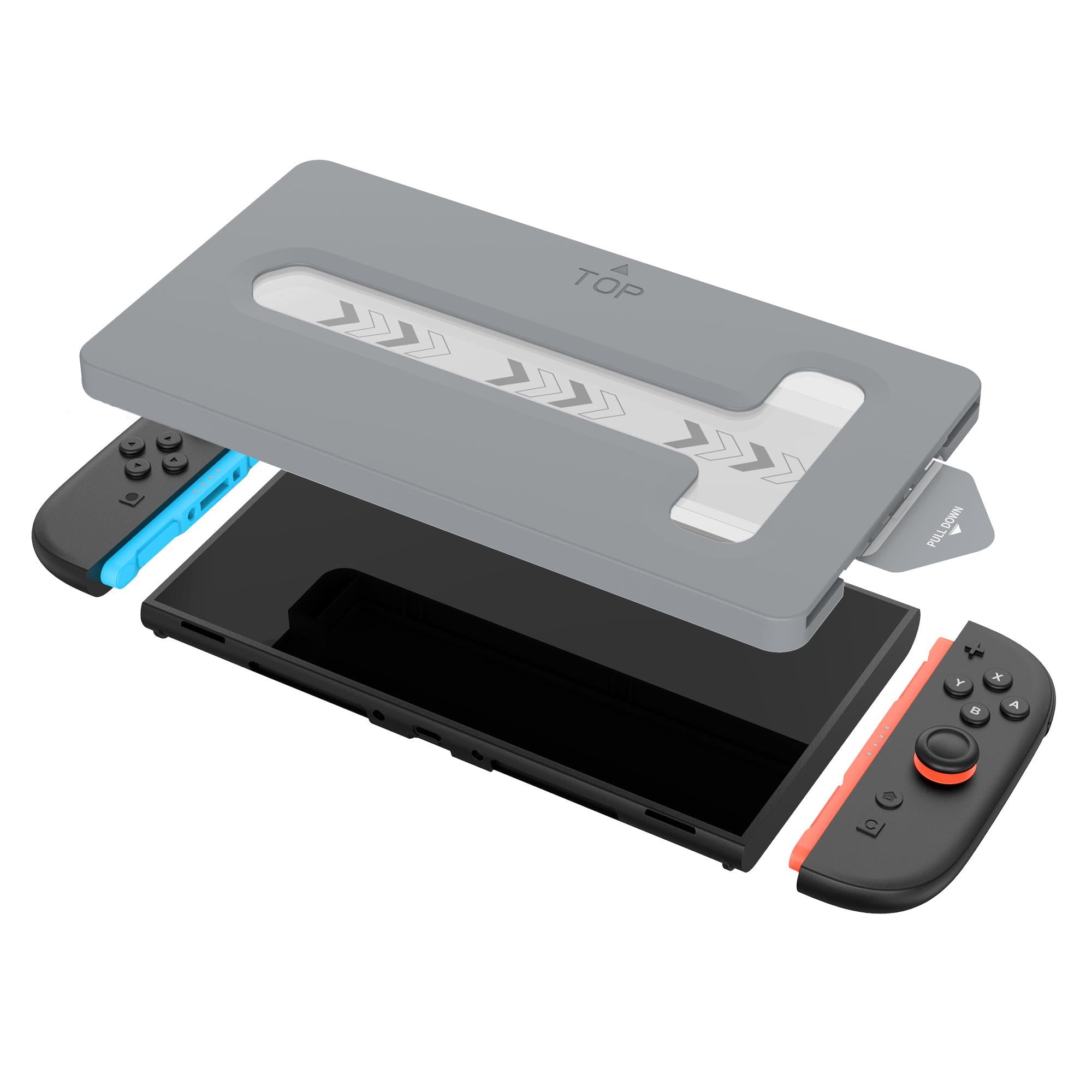 Powerwave Tempered Glass Screen Protector with Alignment Tray Anti-Bacterial & Anti-Blue Light Filter for Nintendo Switch 2